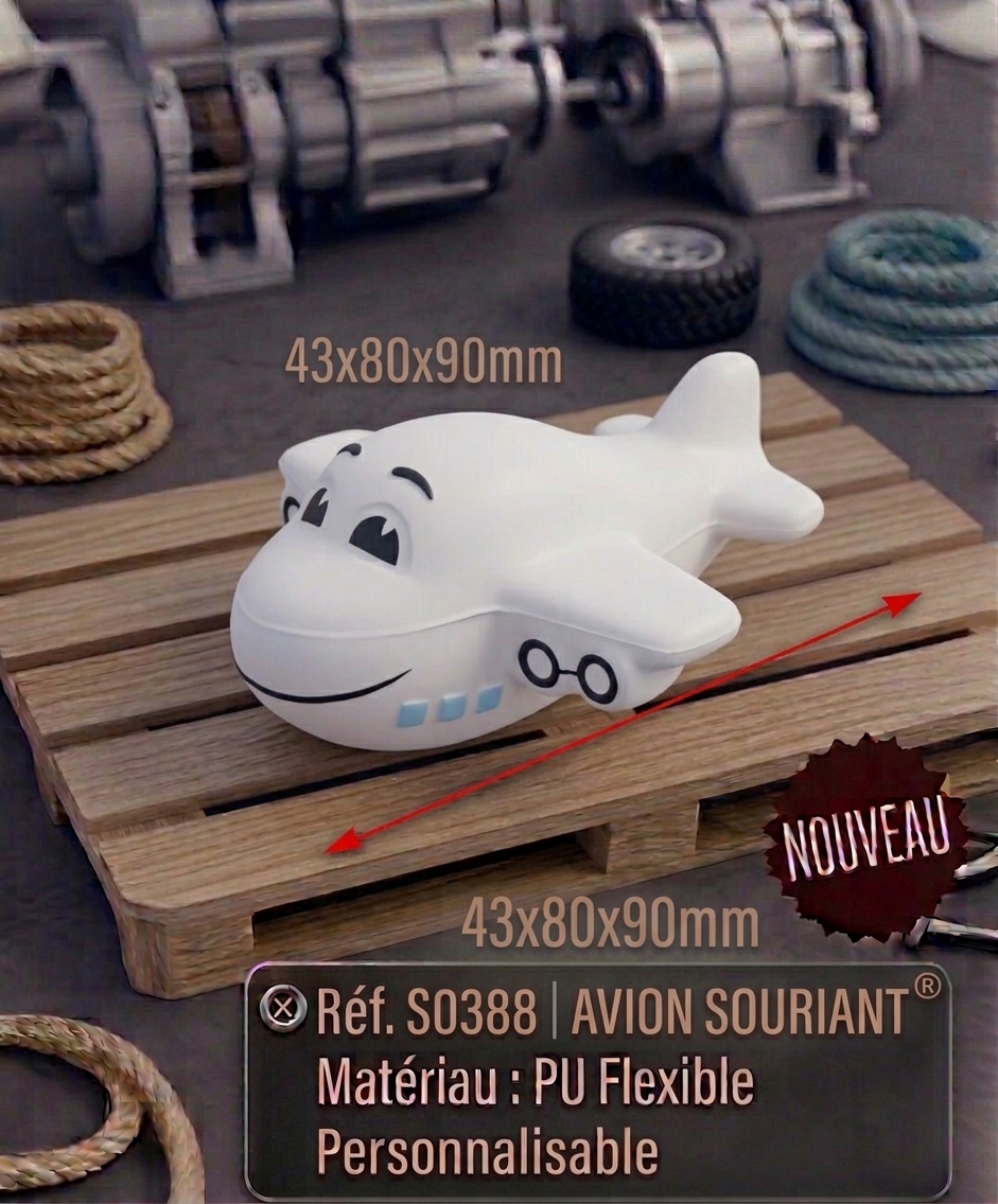 avion sourriant antistress