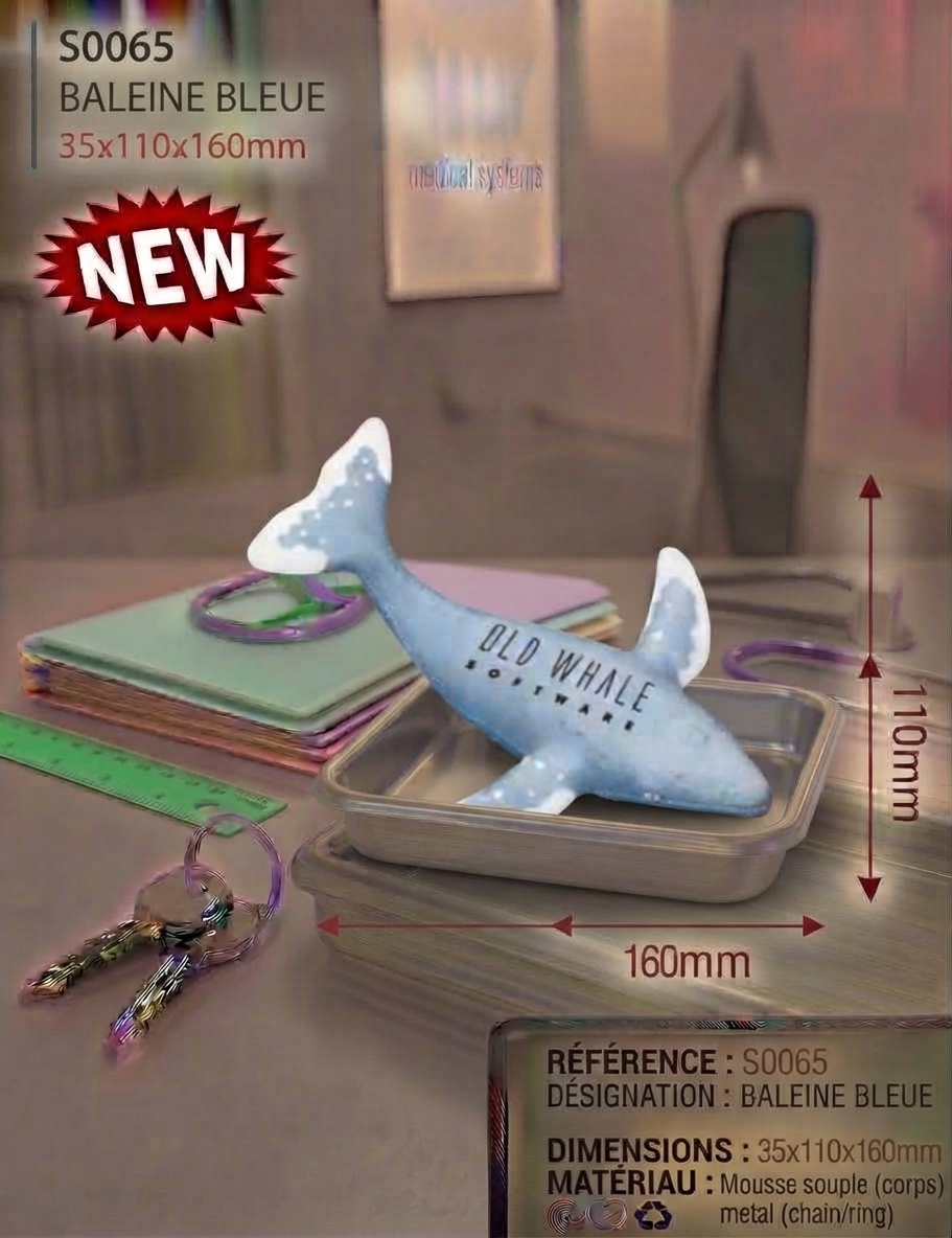 baleine bleu antistress