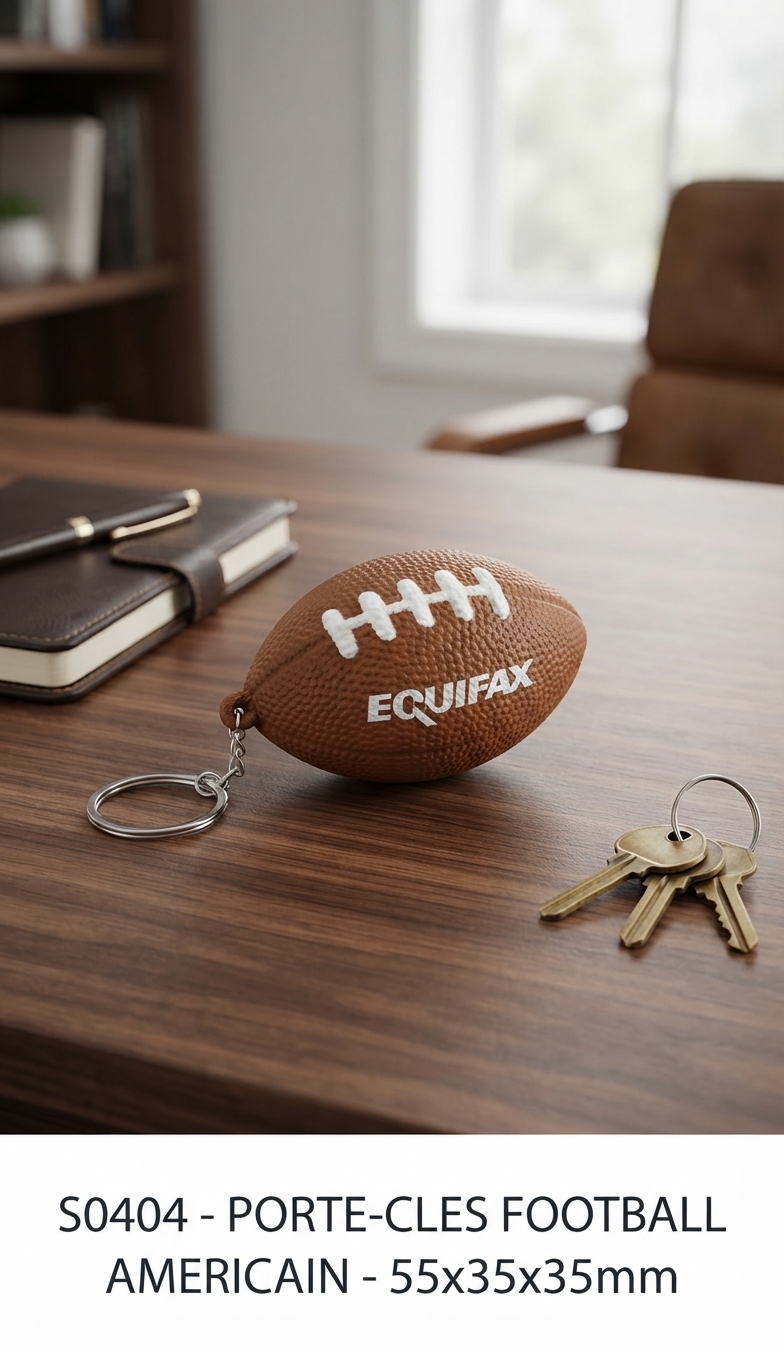 football americain porte cles