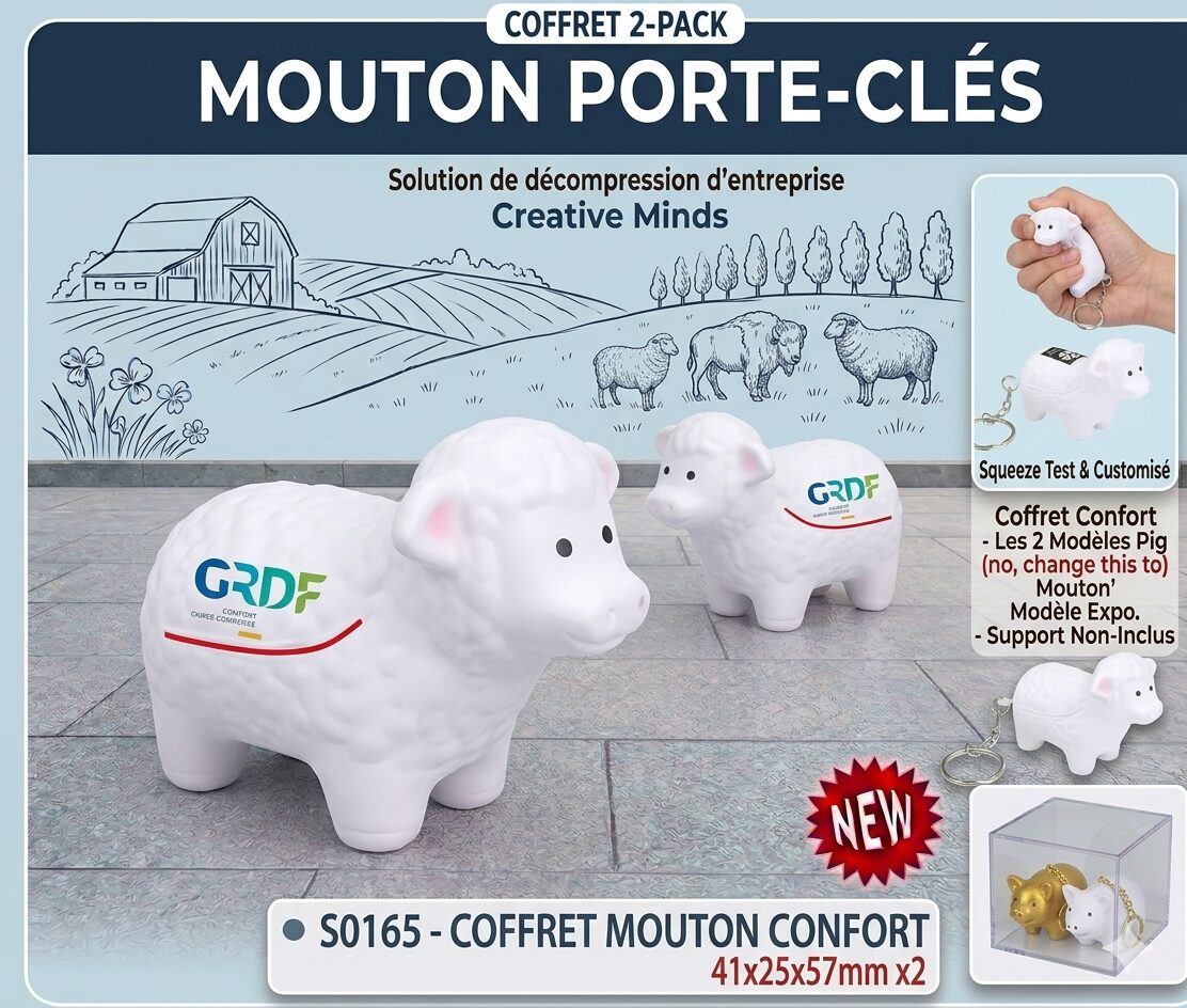 mouton porte cles
