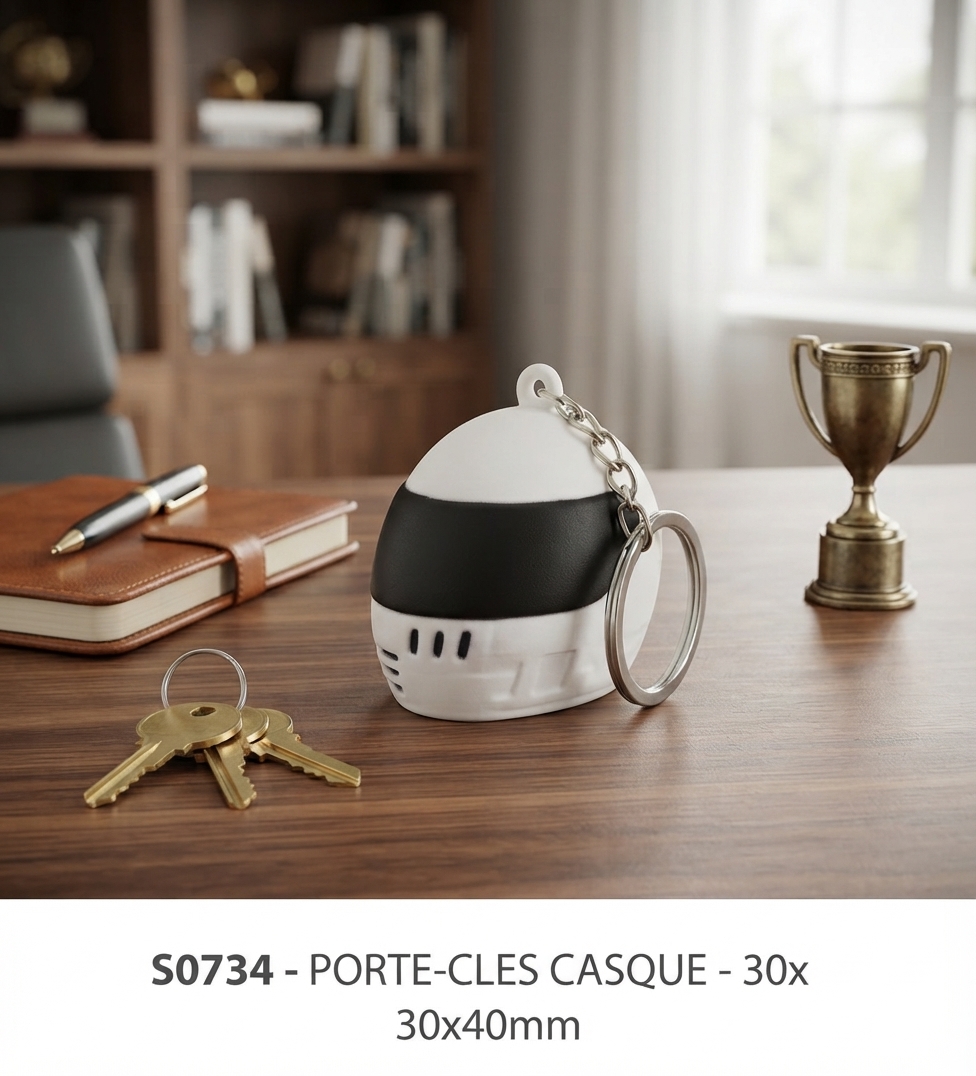 porte cles casque pilote