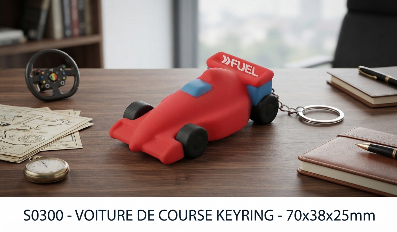 voiture de course porte cles