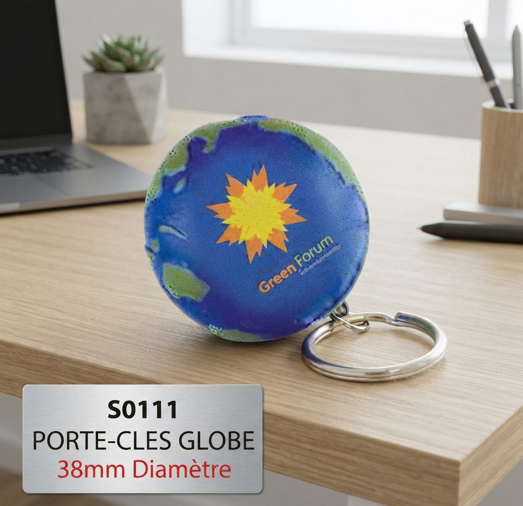 porte cles globe