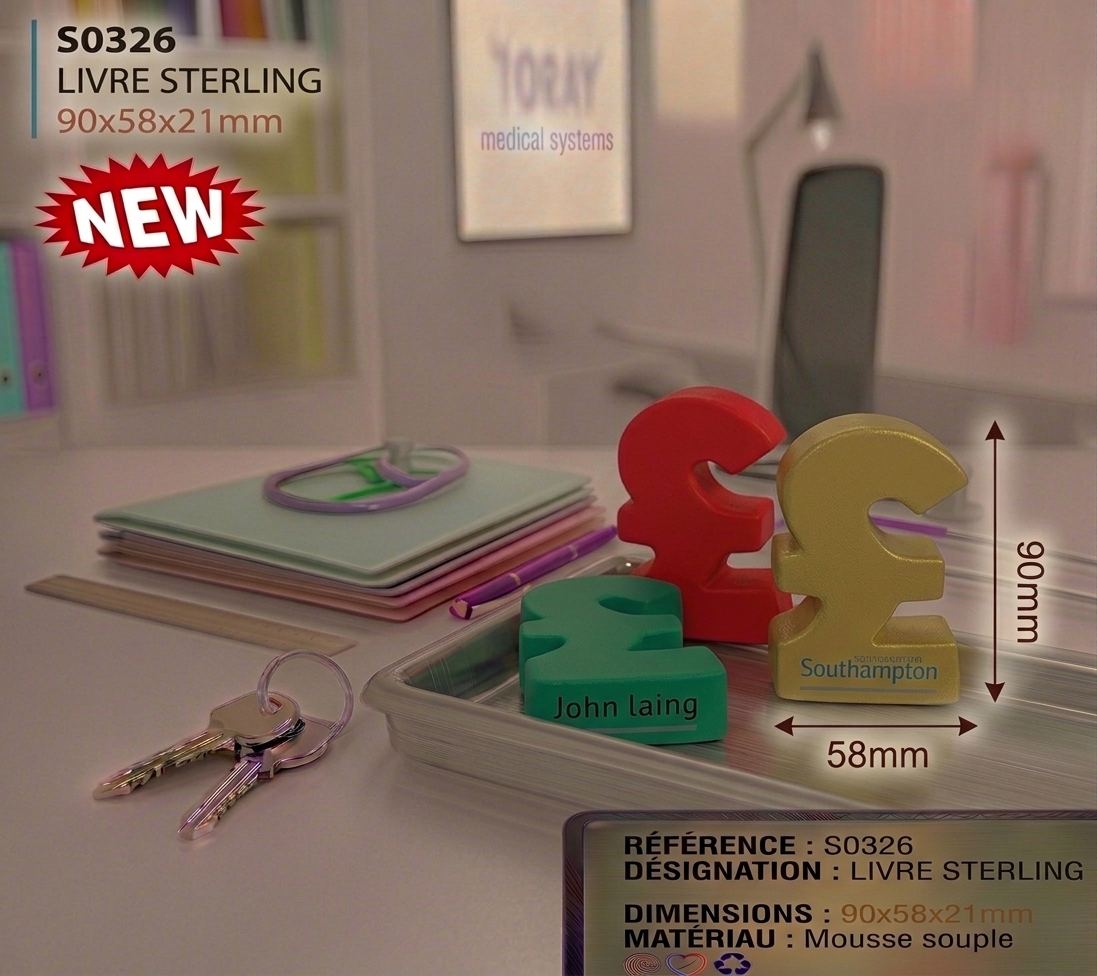 livre sterling antistress