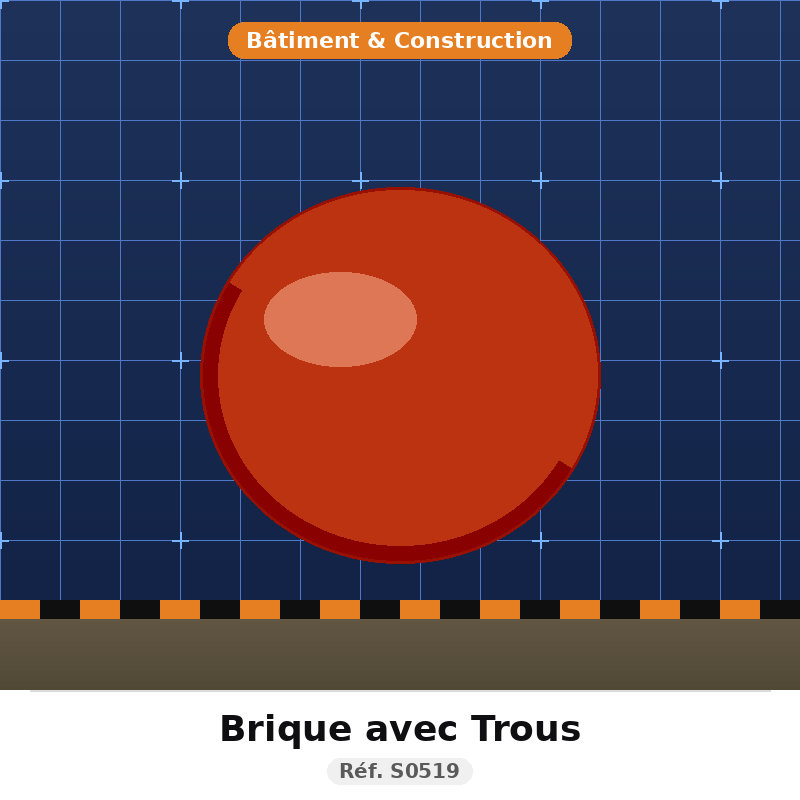 s0519 brique avec trous