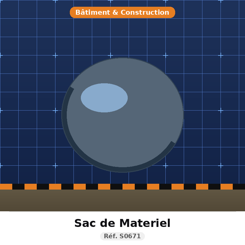 s0671 sac de materiel