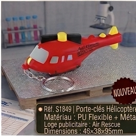 transport bon 4 08 porte cles helicoptere